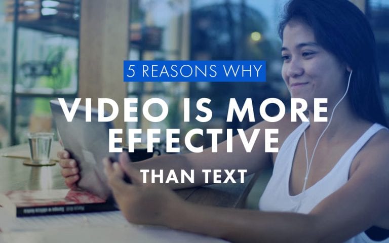 5 Reasons Why Video Is More Effective Than Text - Gram: Explainer Video ...